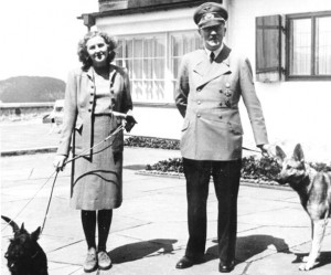 Adolf Hitler & Eva Braun about 2 years before their marriage (Photo: German Federal Archive)