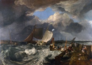 "Calais Pier" 1803 oil painting by J.M.W Turner (National Gallery UK) 