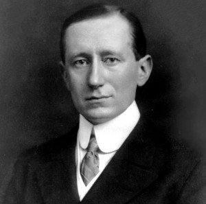 Guglielmo Marconi the Italian inventor also known as the father of long distance radio transmission