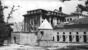 Hitler & Braun were married at the Führerbunker, which was completely destroyed (German Federal Archive)