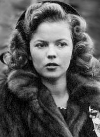 Shirley Temple aged 16 at a fundraiser for Canadian Victory bonds in 1944 in Ottawa, Ontario, Canada