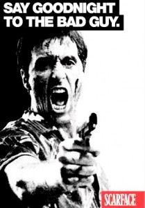 Al Pacino Scarface movie poster 