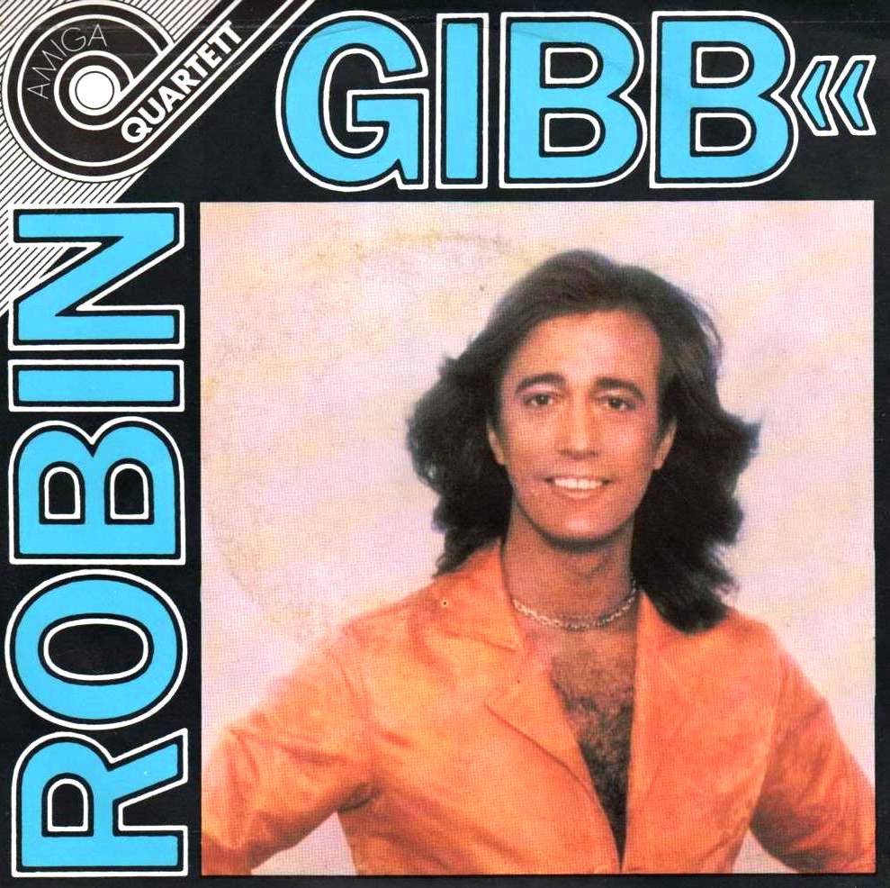 Robin Gibb's 1985 4 Track 7inch vinyl record ~ Amiga Quartett label (East Germany pressing)  