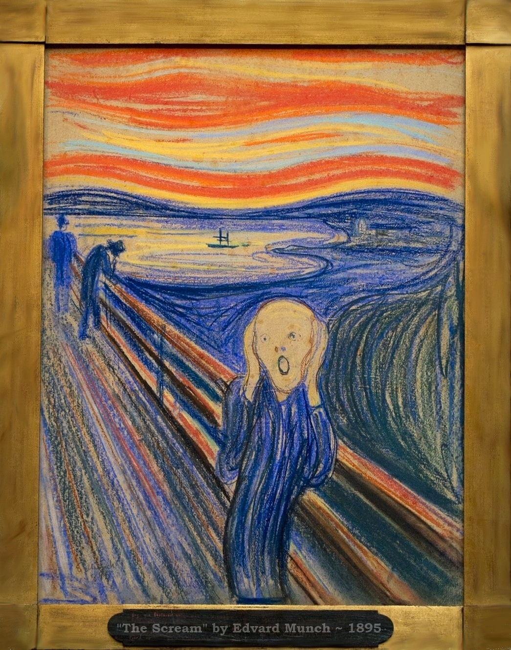 The Scream by Edvard Munch ~ 1895 pastel on board ~ sold for $US119.9 million