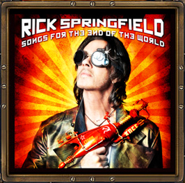 Rick Springfield Songs for The End Of The World CD album Cold War version laser ray gun space goggles 2012