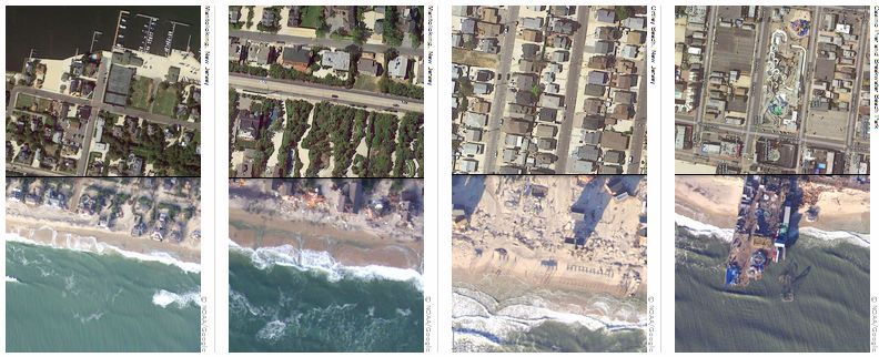 ABC News Superstorm Sandy interactive before after photos Hurricane Ocean Terrace Boardwalk Seaside Heights NJ New Jersey Shore damage aerial NOAA Google 2012