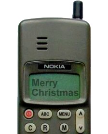 1992 Nokia 101 mobile phone cell Worlds 1st SMS text message Neil Papworth texting Merry Christmas Vodafone Richard Jarvis 1990s