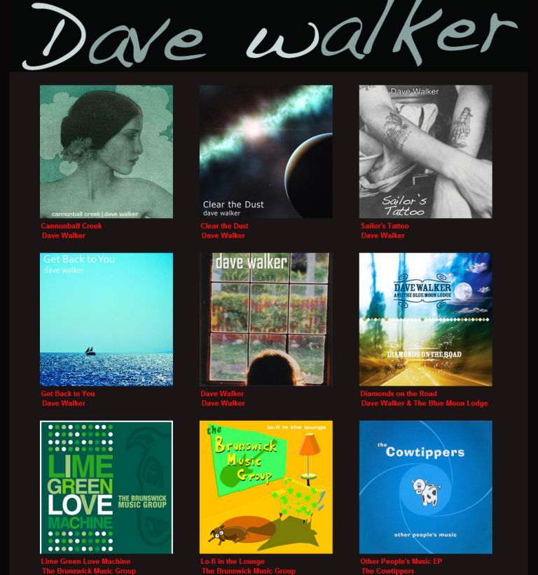 Dave Walker BandCamp .com singles songs music albums for sale