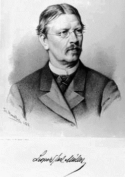Leopold Carl Müller Austrian artist portrait illustration gentleman suit glasses