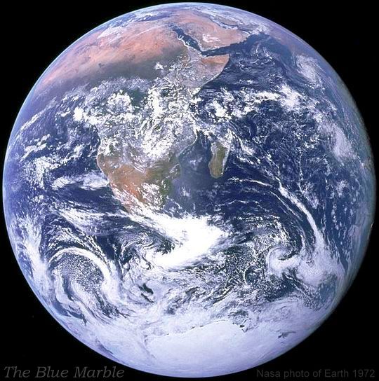 The Blue Marble Planet Earth World space Apollo 17 view from space moon trip Antarctica south pole Africa 1972 Nasa