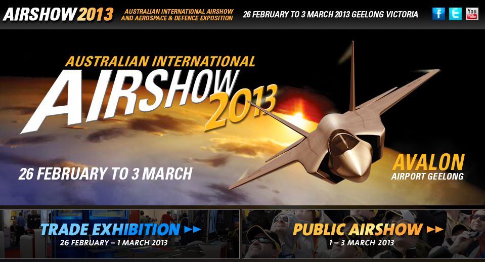 Australian International Airshow 2013 website Avalon Airport Geelong Aerospace Defence Exposition space aeroplane flying over earth