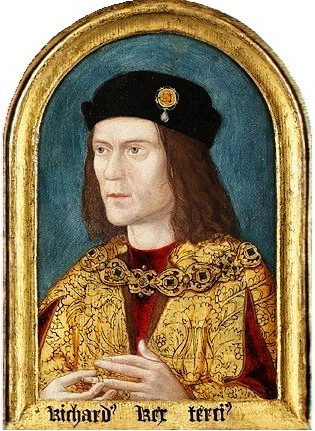Portrait of King Richard III of England oil painting 1520 gold frame robe Middle Ages House of York London