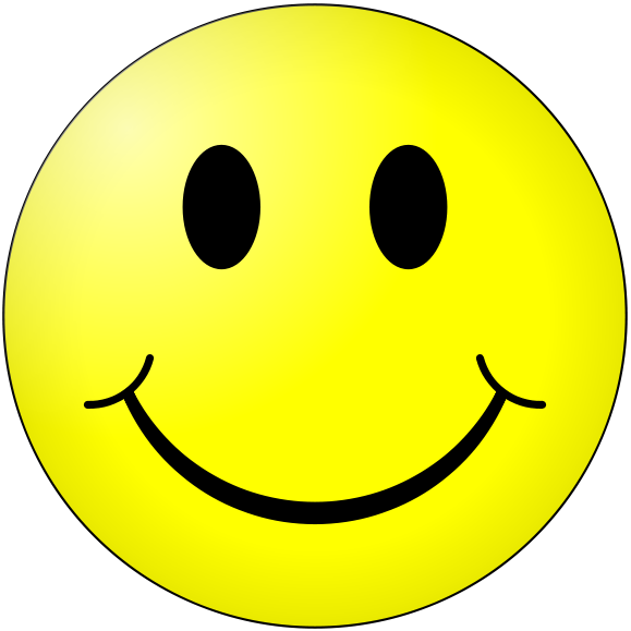 Smiley face symbol of happiness emoticon smiling happy yello graphic logo