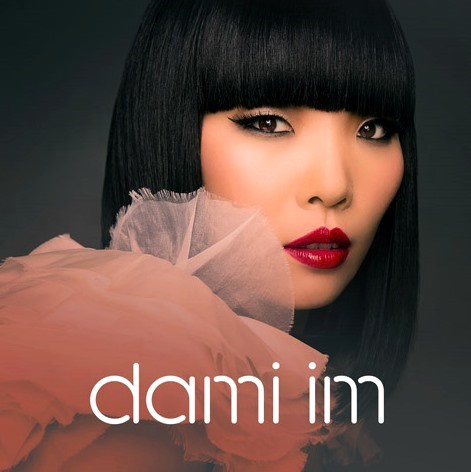 Dami im 임다미 Alive album 살아있는 앨범 music singer cover photo Korean Asian girl face makeup black hairstyle red lipstick