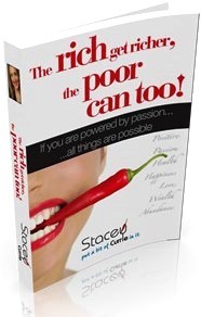 The rich get richer the poor can too books Stacey Currie selfhelp motivational inspirational red hot chilli mouth lipstick